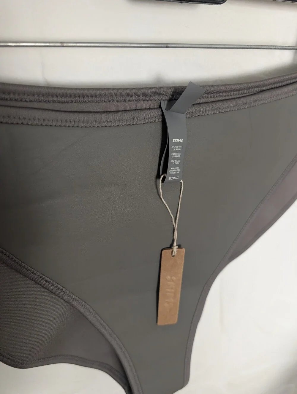 Skims Scuba Swim Gray Chalk 3X Neoprene Bikini